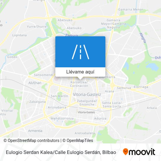 Mapa Eulogio Serdan Kalea / Calle Eulogio Serdán