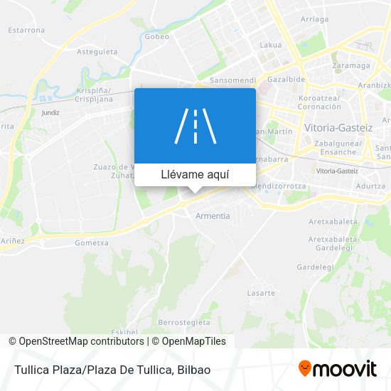 Mapa Tullica Plaza/Plaza De Tullica