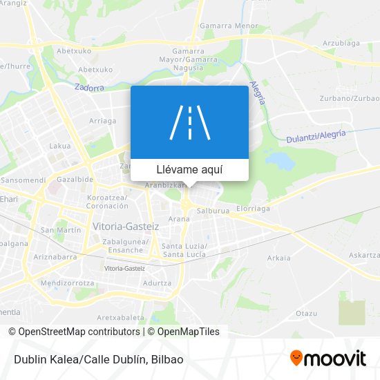 Mapa Dublin Kalea/Calle Dublín