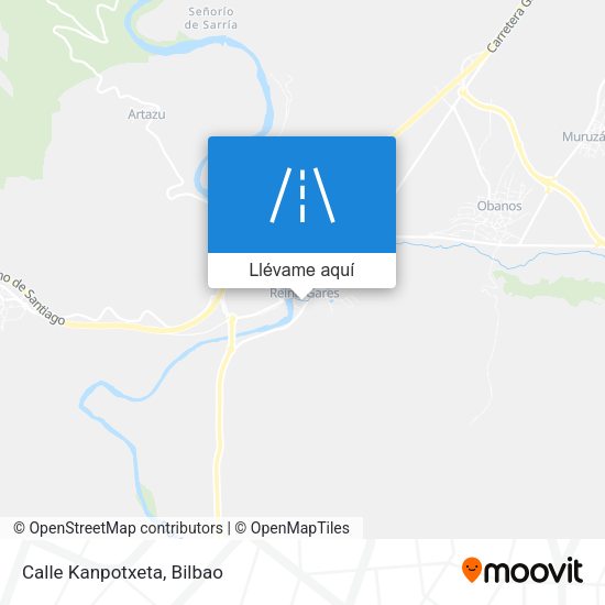 Mapa Calle Kanpotxeta