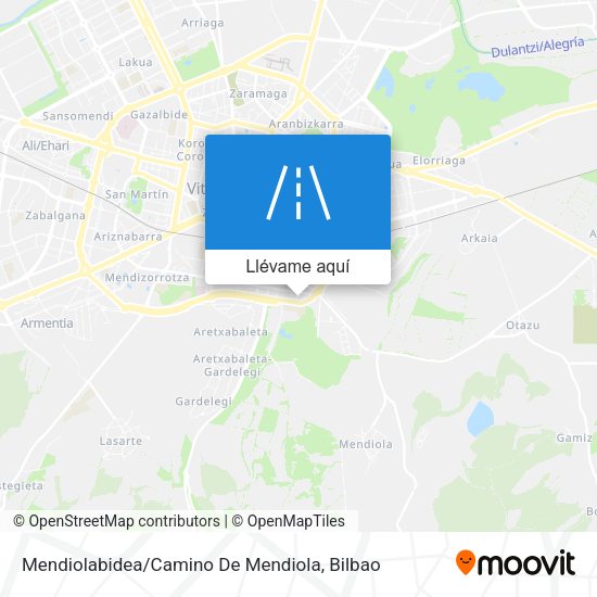 Mapa Mendiolabidea / Camino De Mendiola