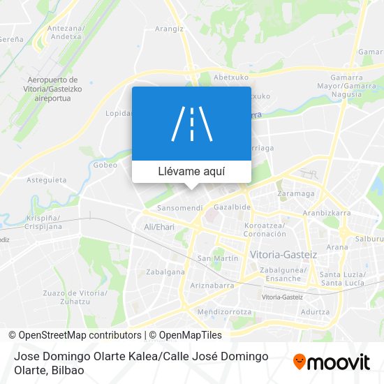 Mapa Jose Domingo Olarte Kalea / Calle José Domingo Olarte
