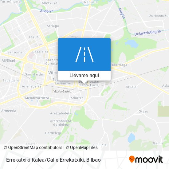 Mapa Errekatxiki Kalea / Calle Errekatxiki