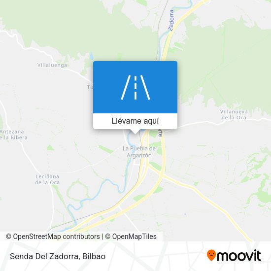 Mapa Senda Del Zadorra