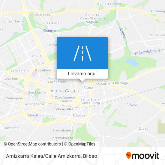 Mapa Amizkarra Kalea / Calle Amizkarra