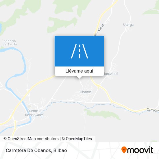 Mapa Carretera De Obanos