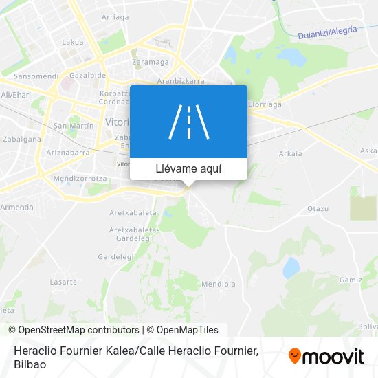 Mapa Heraclio Fournier Kalea / Calle Heraclio Fournier