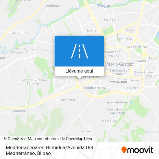 Mapa Mediterraneoaren Hiribidea / Avenida Del Mediterráneo