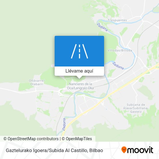 Mapa Gaztelurako Igoera / Subida Al Castillo