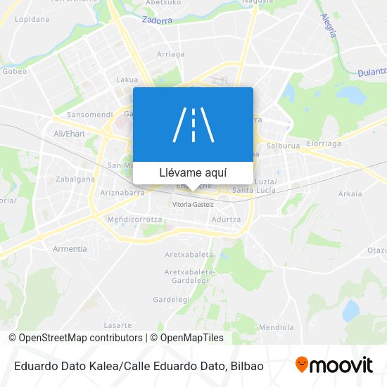 Mapa Eduardo Dato Kalea / Calle Eduardo Dato