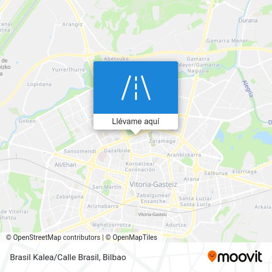Mapa Brasil Kalea/Calle Brasil