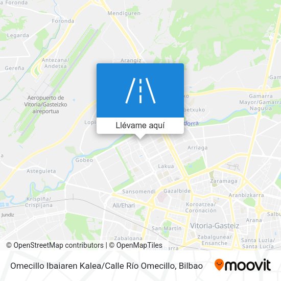 Mapa Omecillo Ibaiaren Kalea / Calle Río Omecillo