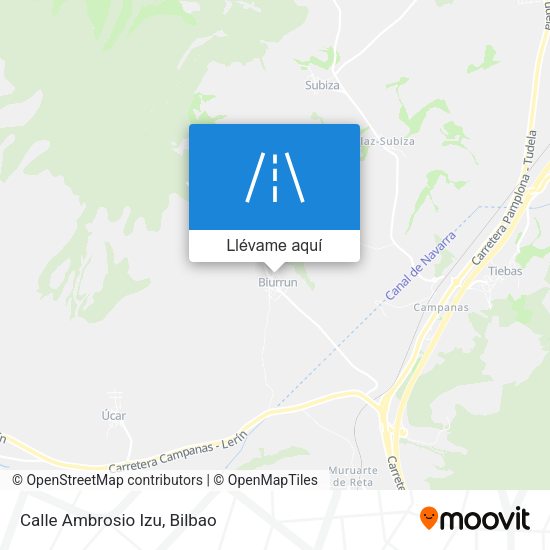 Mapa Calle Ambrosio Izu