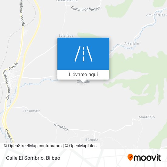Mapa Calle El Sombrio