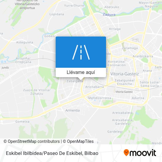 Mapa Eskibel Ibilbidea / Paseo De Eskibel