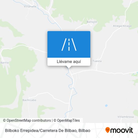 Mapa Bilboko Errepidea / Carretera De Bilbao