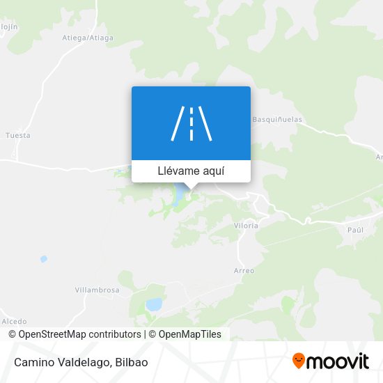 Mapa Camino Valdelago