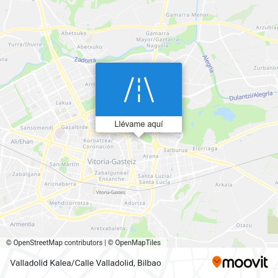Mapa Valladolid Kalea / Calle Valladolid