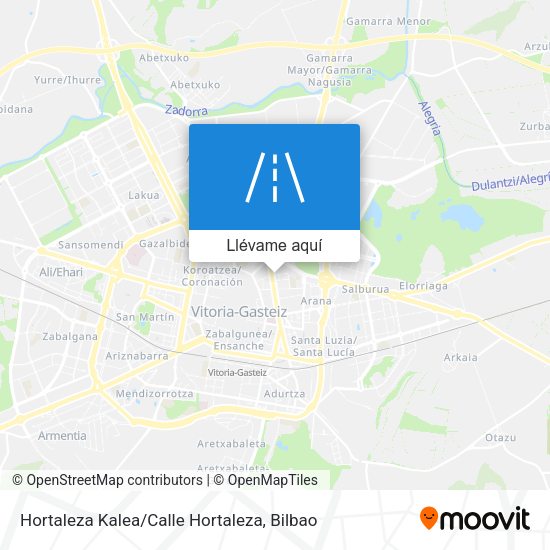 Mapa Hortaleza Kalea / Calle Hortaleza