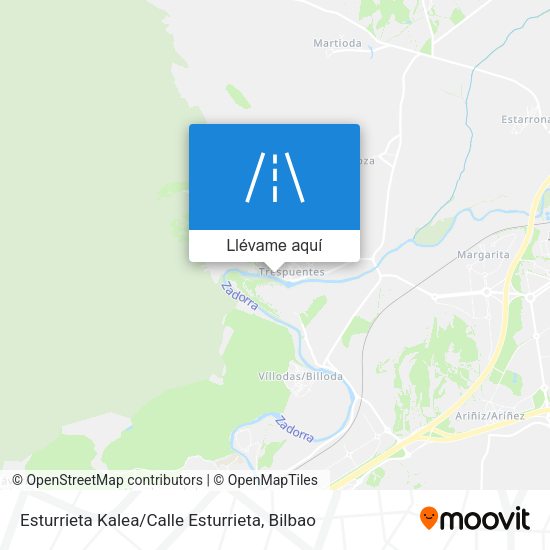 Mapa Esturrieta Kalea / Calle Esturrieta