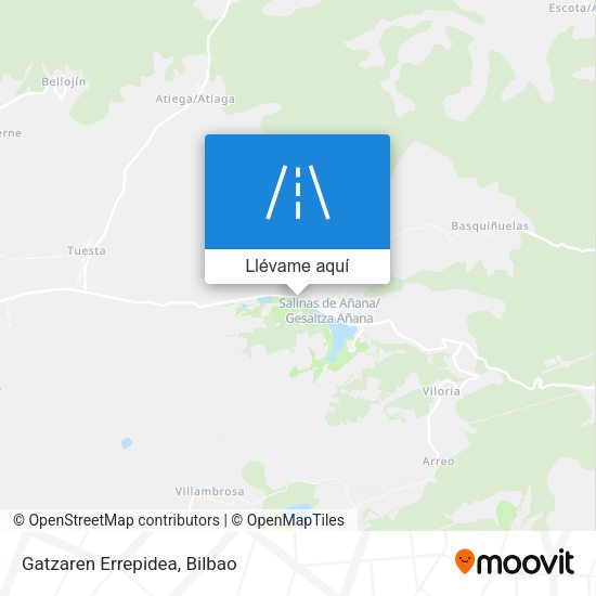 Mapa Gatzaren Errepidea