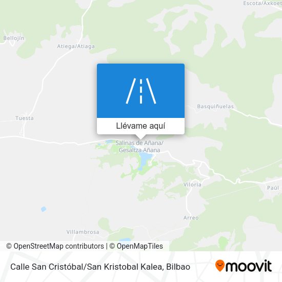 Mapa Calle San Cristóbal / San Kristobal Kalea