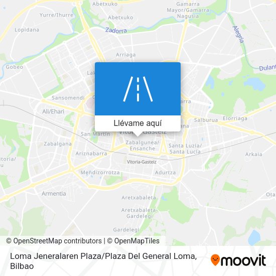 Mapa Loma Jeneralaren Plaza / Plaza Del General Loma