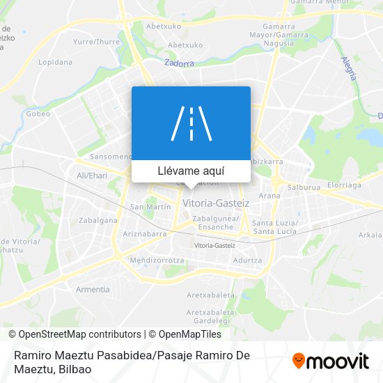 Mapa Ramiro Maeztu Pasabidea / Pasaje Ramiro De Maeztu