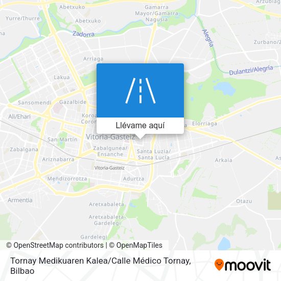 Mapa Tornay Medikuaren Kalea / Calle Médico Tornay