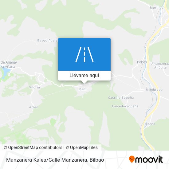 Mapa Manzanera Kalea / Calle Manzanera
