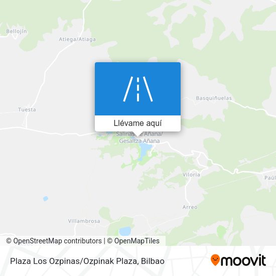 Mapa Plaza Los Ozpinas / Ozpinak Plaza