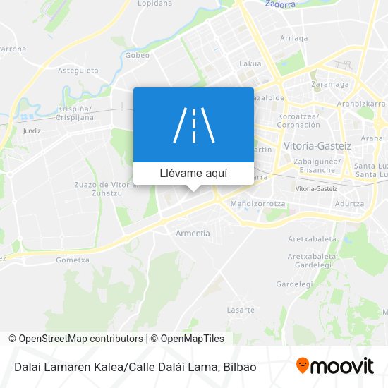Mapa Dalai Lamaren Kalea / Calle Dalái Lama