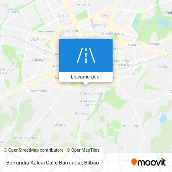 Mapa Barrundia Kalea / Calle Barrundia