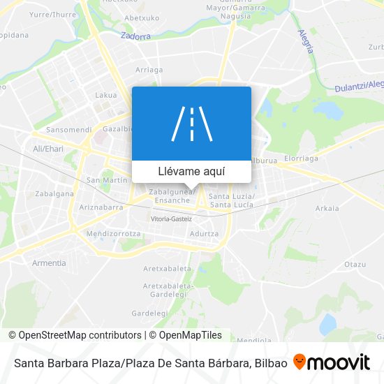 Mapa Santa Barbara Plaza / Plaza De Santa Bárbara