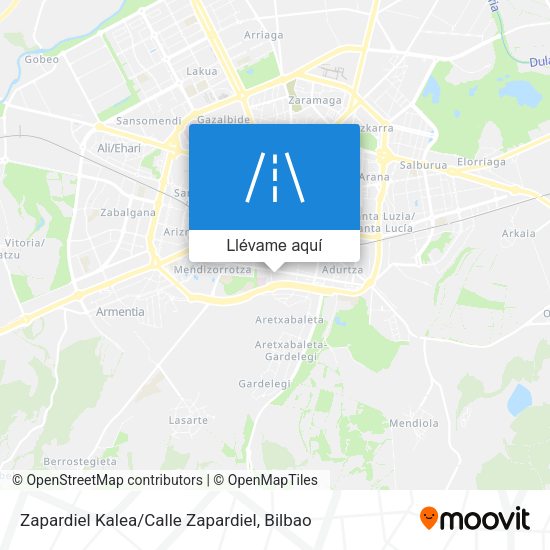Mapa Zapardiel Kalea / Calle Zapardiel