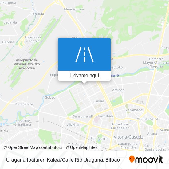 Mapa Uragana Ibaiaren Kalea / Calle Río Uragana