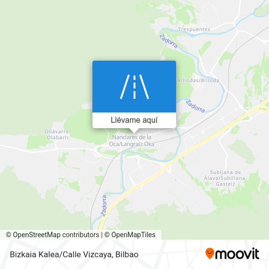 Mapa Bizkaia Kalea/Calle Vizcaya