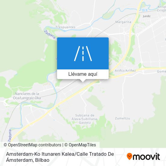 Mapa Amsterdam-Ko Itunaren Kalea / Calle Tratado De Ámsterdam