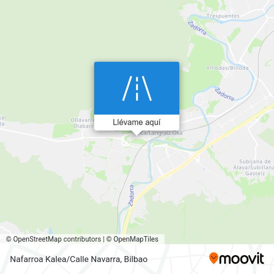 Mapa Nafarroa Kalea/Calle Navarra