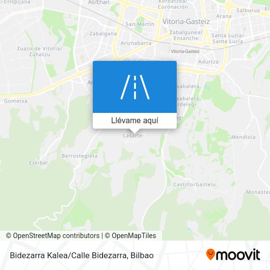 Mapa Bidezarra Kalea / Calle Bidezarra