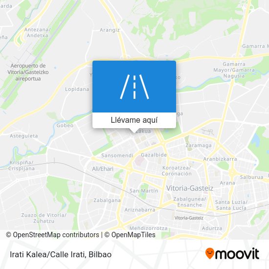 Mapa Irati Kalea/Calle Irati