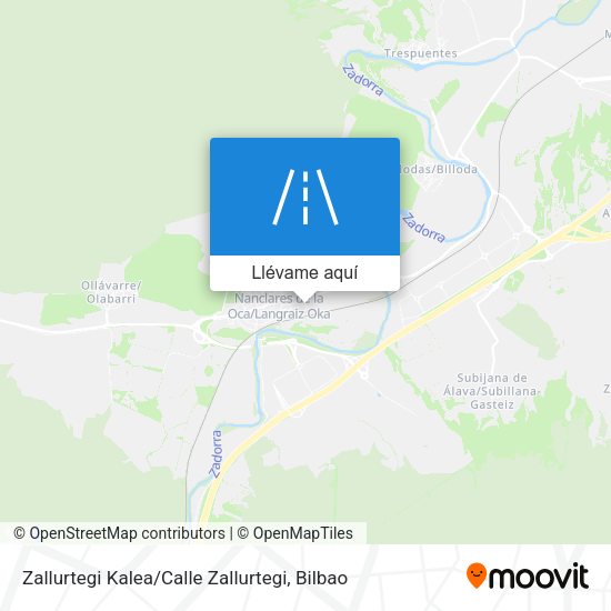 Mapa Zallurtegi Kalea / Calle Zallurtegi