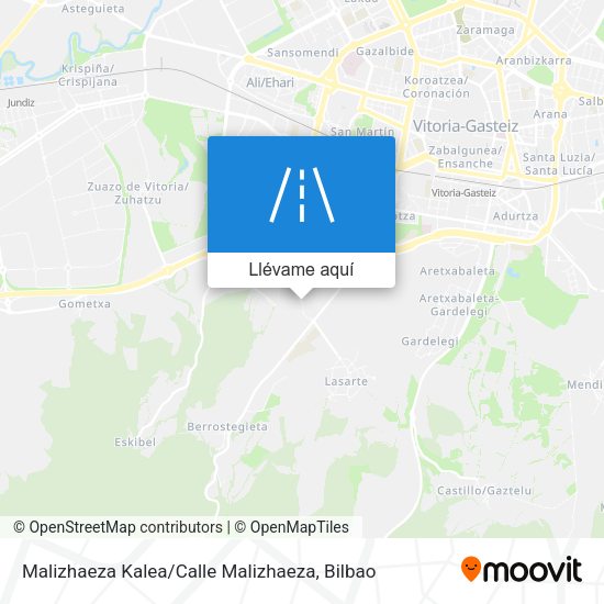 Mapa Malizhaeza Kalea / Calle Malizhaeza
