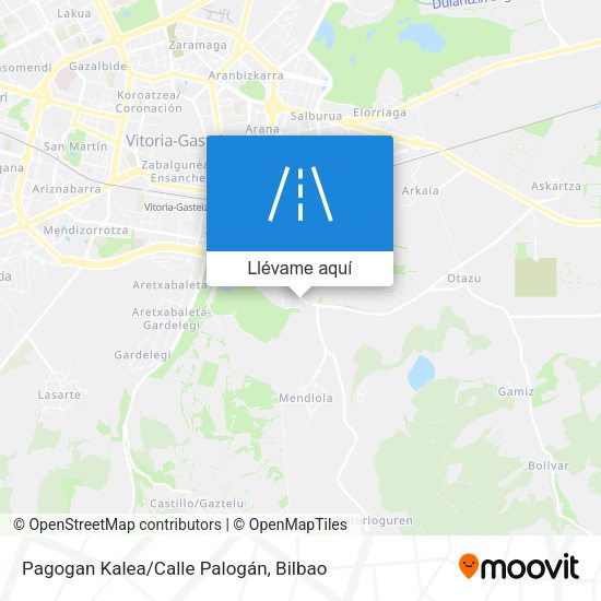 Mapa Pagogan Kalea/Calle Palogán
