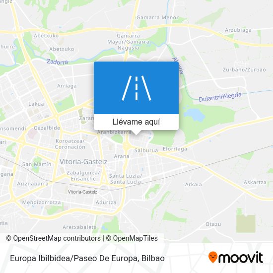Mapa Europa Ibilbidea / Paseo De Europa