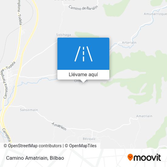 Mapa Camino Amatriain