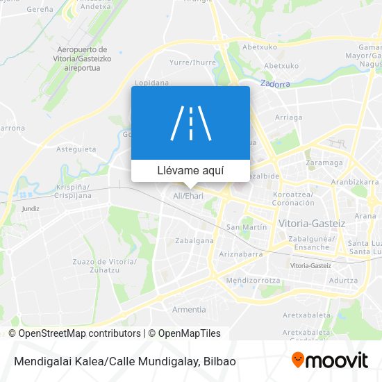Mapa Mendigalai Kalea / Calle Mundigalay