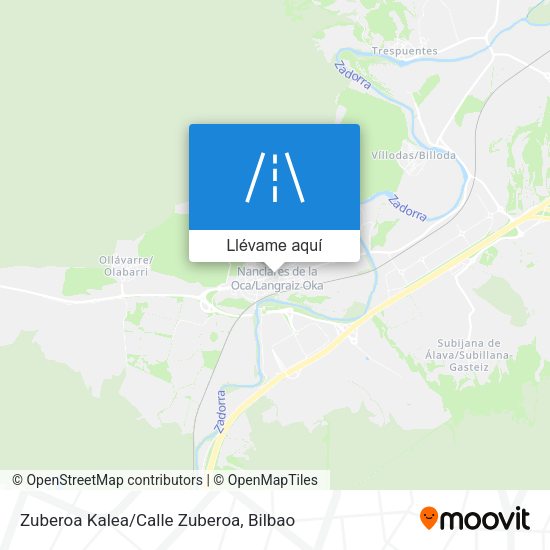 Mapa Zuberoa Kalea/Calle Zuberoa