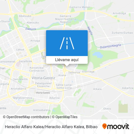 Mapa Heraclio Alfaro Kalea / Heraclio Alfaro Kalea