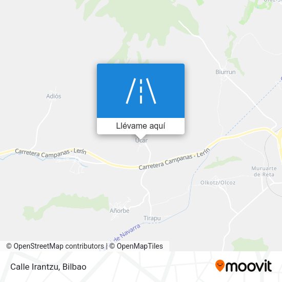 Mapa Calle Irantzu